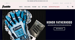 Desktop Screenshot of franklinsports.com