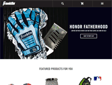 Tablet Screenshot of franklinsports.com